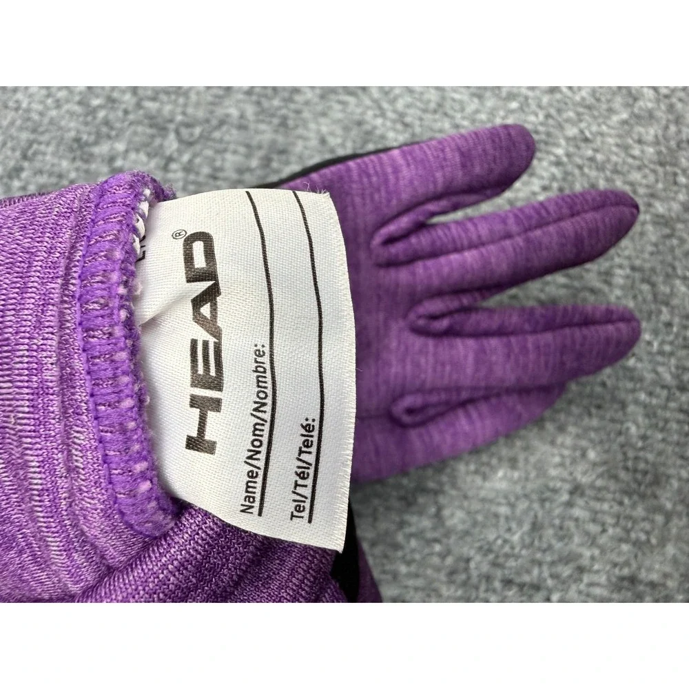HEAD Kids Purple Heather SensaTec Touchscreen Performance Liner Gloves Size‎ L